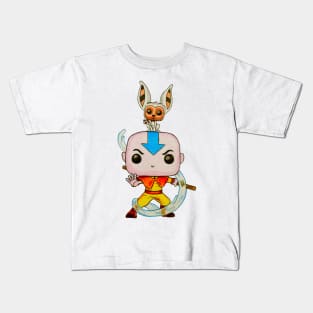 Cute Aang & Momo Kids T-Shirt